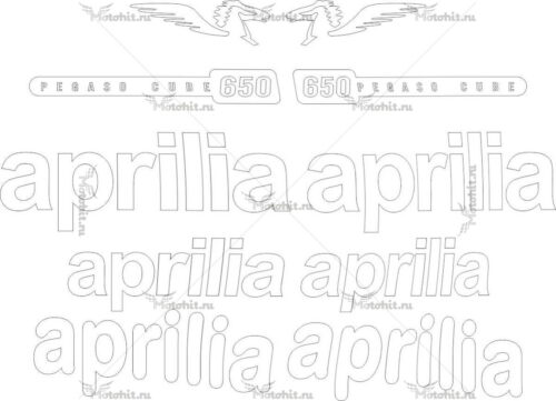 Комплект наклеек Aprilia PEGASO-650