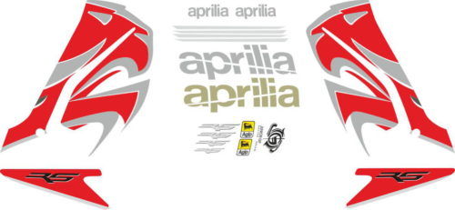 Комплект наклеек Aprilia RS-50 RS-125 2008