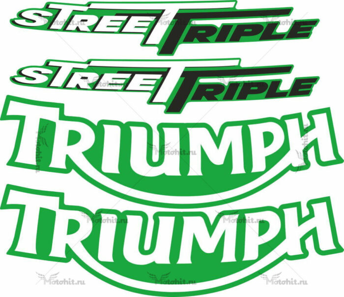 Комплект наклеек TRIUMPH STREET3