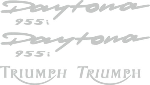 Комплект наклеек DAYTONA-955-I TRIUMPH-ONLY-SILVER