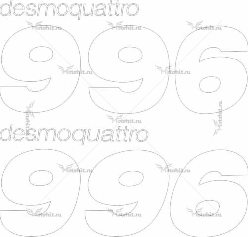 Наклейка DUCATI-996