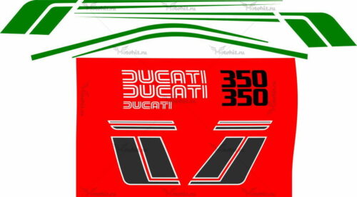 Комплект наклеек DUCATI-350-SL 1983-1985