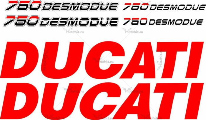 Комплект наклеек DUCATI-750 1995 DESMOQUE