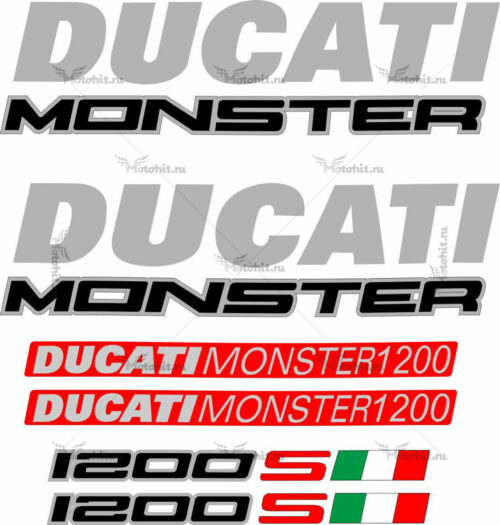 Комплект наклеек DUCATI 1200