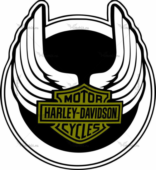 Наклейка HARLEY DAVIDSON 22-CIRCLE
