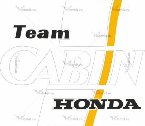 Наклейка Honda CABIN