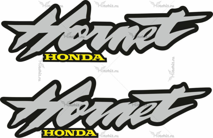 Наклейка Honda HORNET 1998 BLACK-SILVER