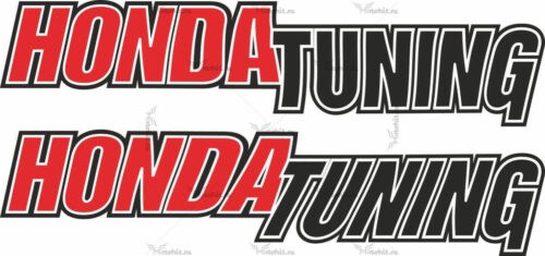 Наклейка Honda TUNING