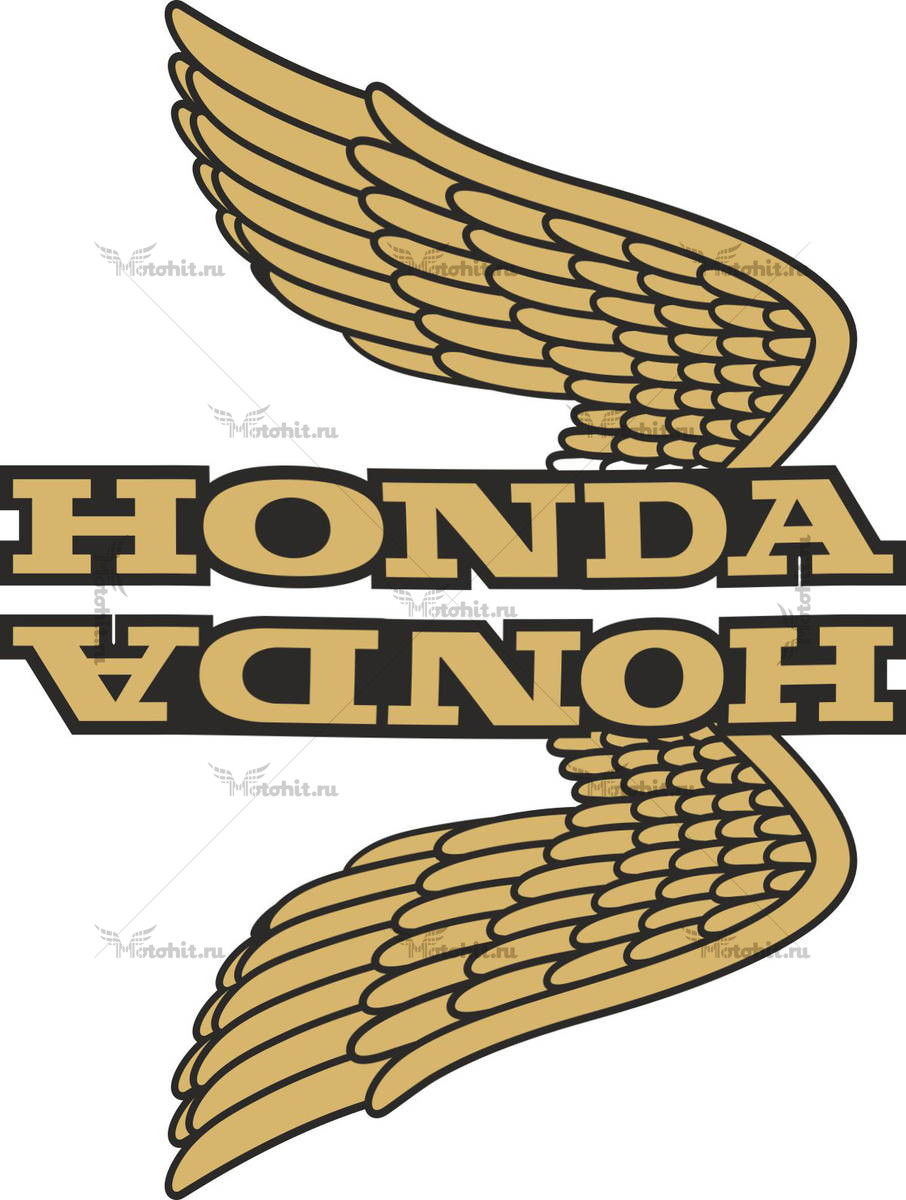 Комплект наклеек Honda WINGS-01