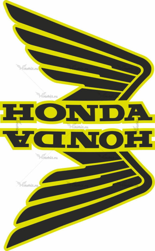 Комплект наклеек Honda WINGS-06