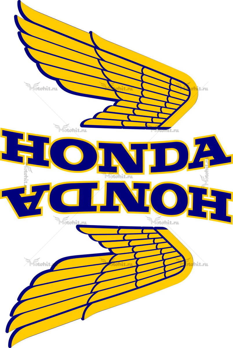 Комплект наклеек Honda WINGS-12
