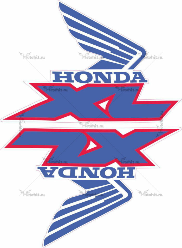 Комплект наклеек Honda WINGS-14