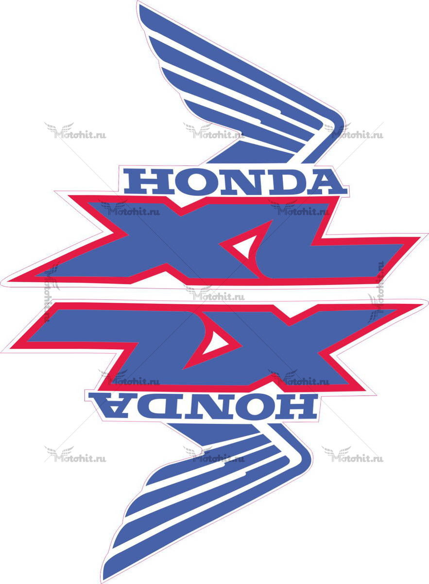 Комплект наклеек Honda WINGS-14