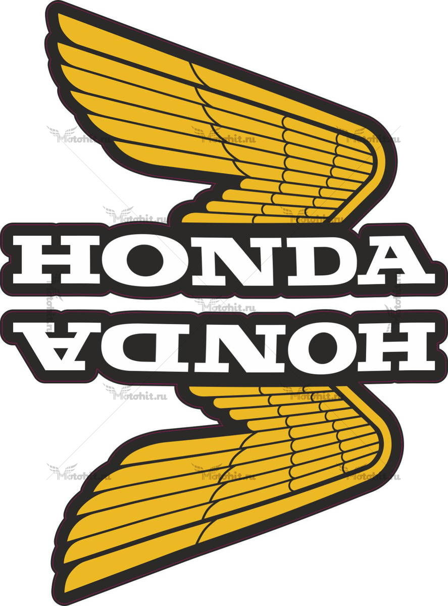 Комплект наклеек Honda WINGS-16