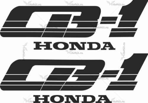 Комплект наклеек Honda CB-1 1989-1991 BLACK