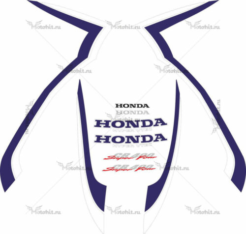 Комплект наклеек Honda CB-400 1999 VTEC-1 FOR-RED
