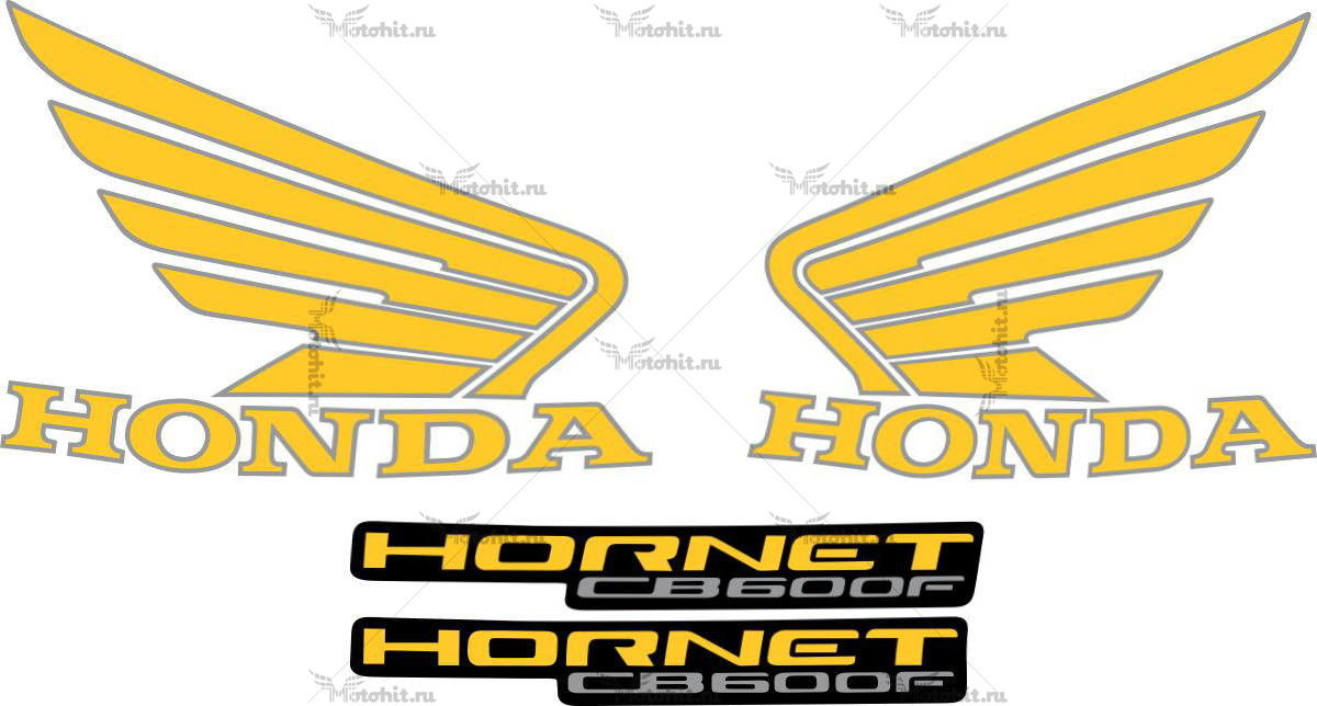 Комплект наклеек Honda CB-600-F HORNET 2010