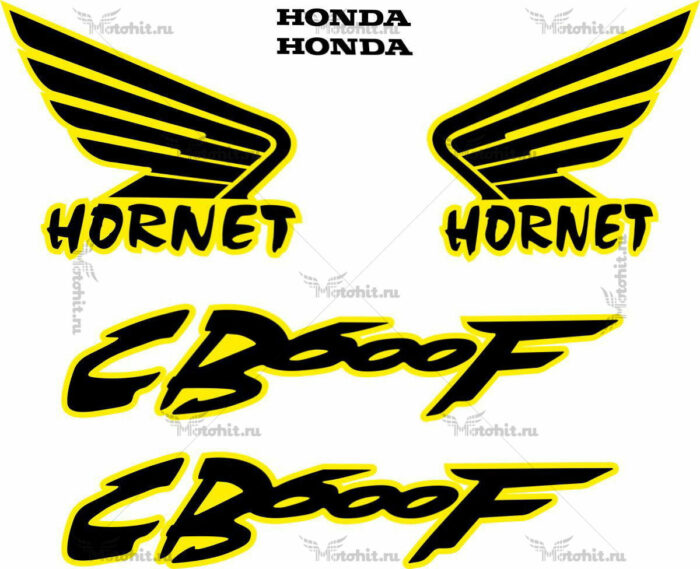 Комплект наклеек Honda CB-600-F HORNET Любой год