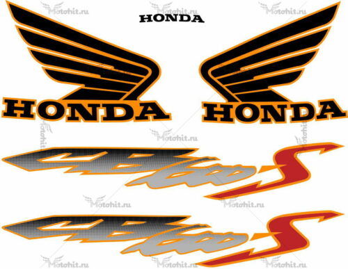 Комплект наклеек Honda CB-600-S HORNET 2000-2003 2