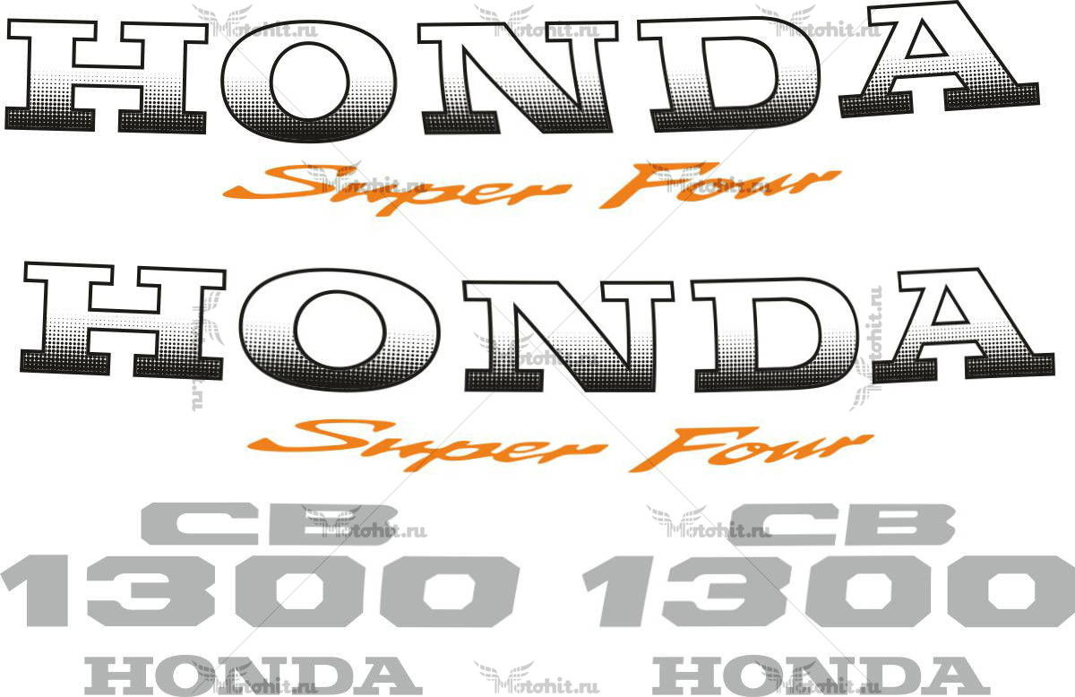 Комплект наклеек Honda CB-1300-SUPER-FOUR 1997-2002