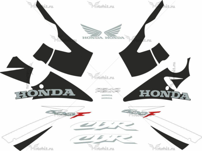 Комплект наклеек Honda CBR-600-F 2002-2