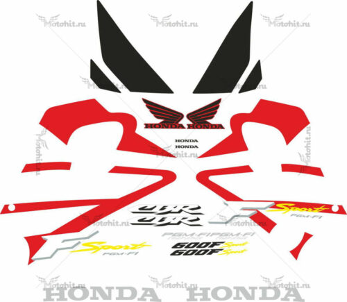 Комплект наклеек Honda CBR-600-F SPORT 2001-2002