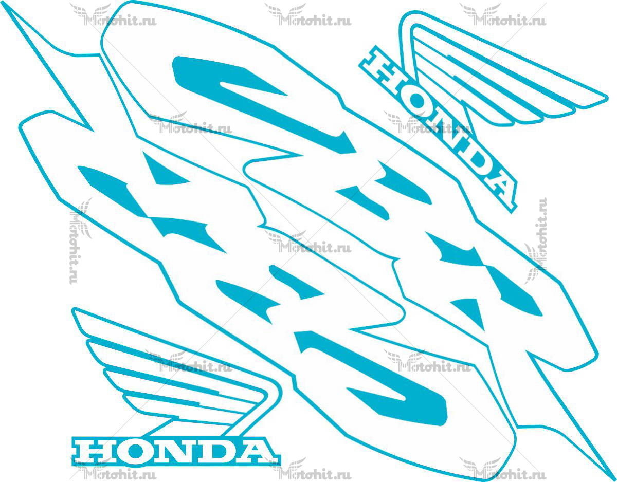 Комплект наклеек Honda CBR-600-F3 1998