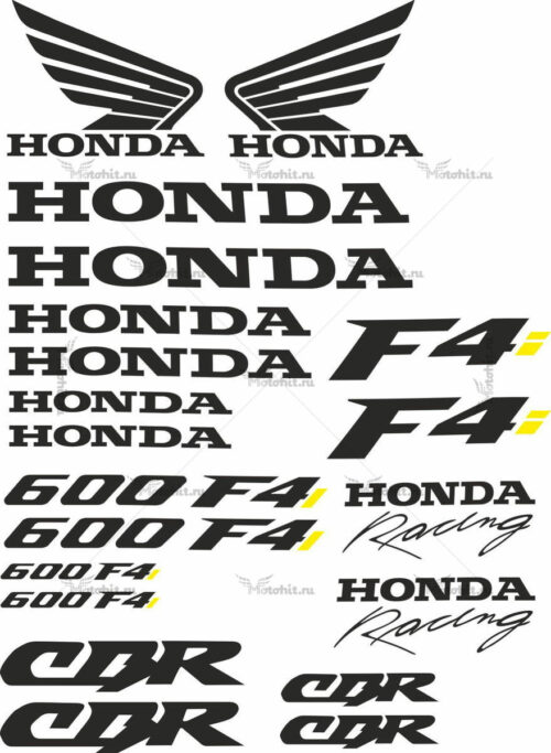Комплект наклеек Honda CBR-600-F4I-2