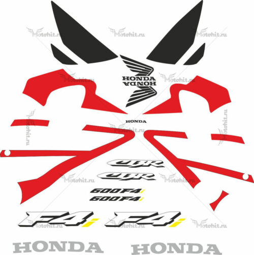 Комплект наклеек Honda CBR-600-F4I 2001-2005