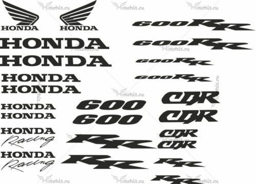 Комплект наклеек Honda CBR-600-RR 24-STICKER