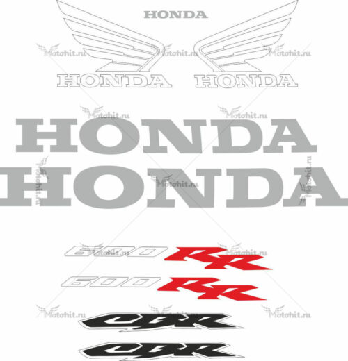 Комплект наклеек Honda CBR-600-RR 2003-2004 SIDE