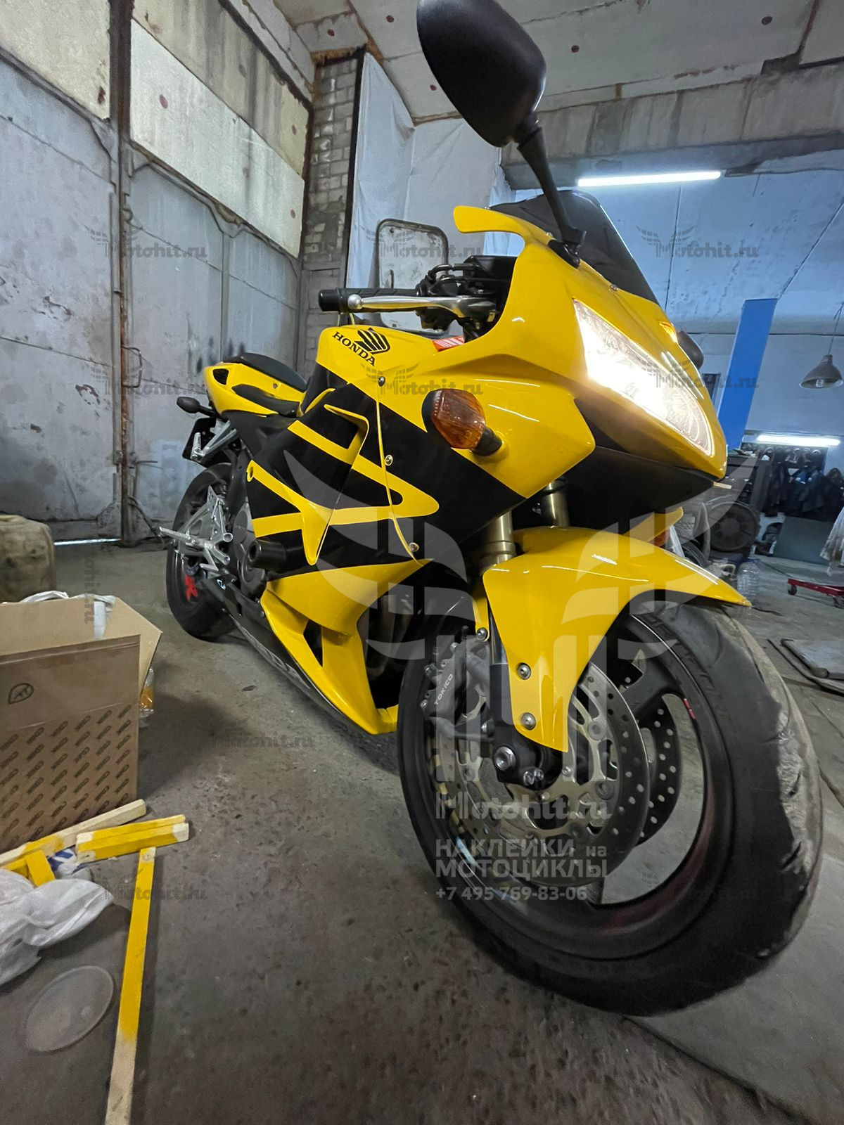 Комплект наклеек Honda CBR-600-RR 2005-2006 - Наклейки на мотоцикл - МОТОХИТ