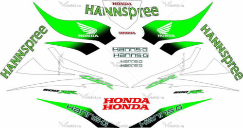Комплект наклеек Honda CBR-600-RR 2008 HANSPREE