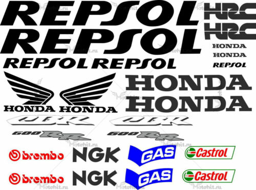 Комплект наклеек Honda CBR-600-RR 2013 REPSOL