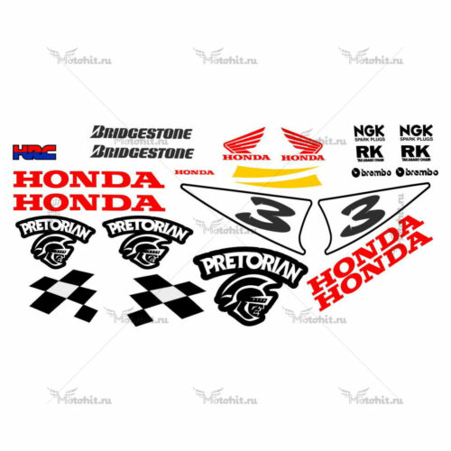 Комплект наклеек Honda CBR-600-RR PRETORIAN