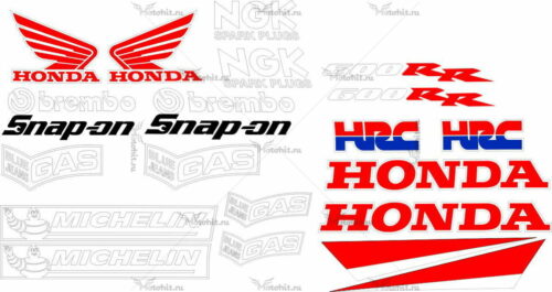Комплект наклеек Honda CBR-600-RR RACING-NEGRA