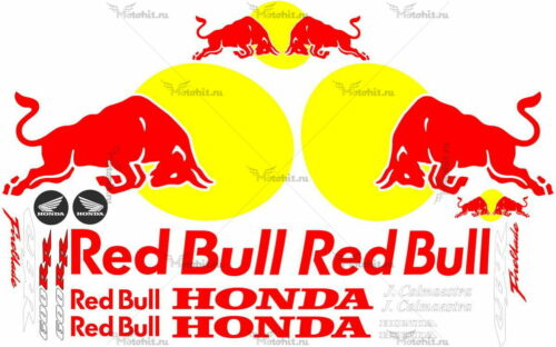 Комплект наклеек Honda CBR-600-RR REDBULL