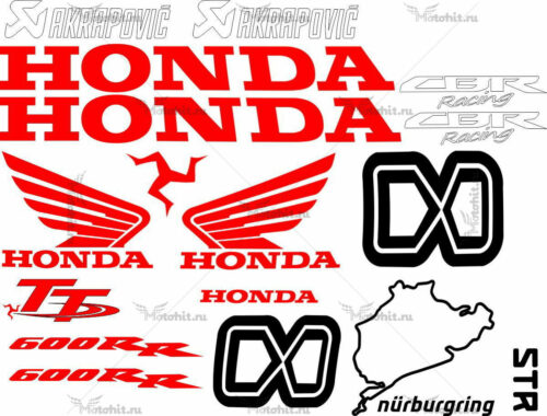 Комплект наклеек Honda CBR-600-RR TT-LEGEND-8-GUY-MARTIN