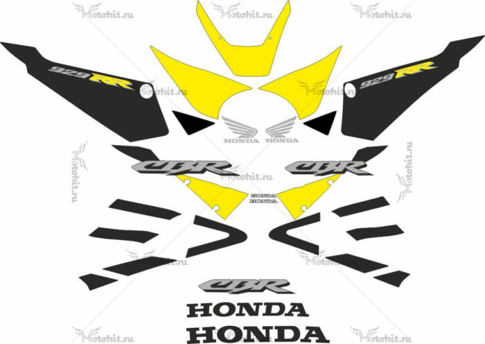 Комплект наклеек Honda CBR-929-US 2000-2001