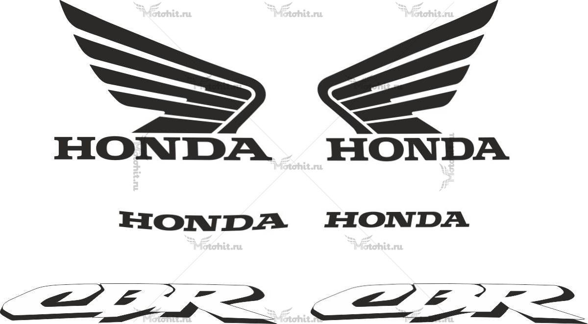 Комплект наклеек Honda CBR-954-RR 2002 TXT