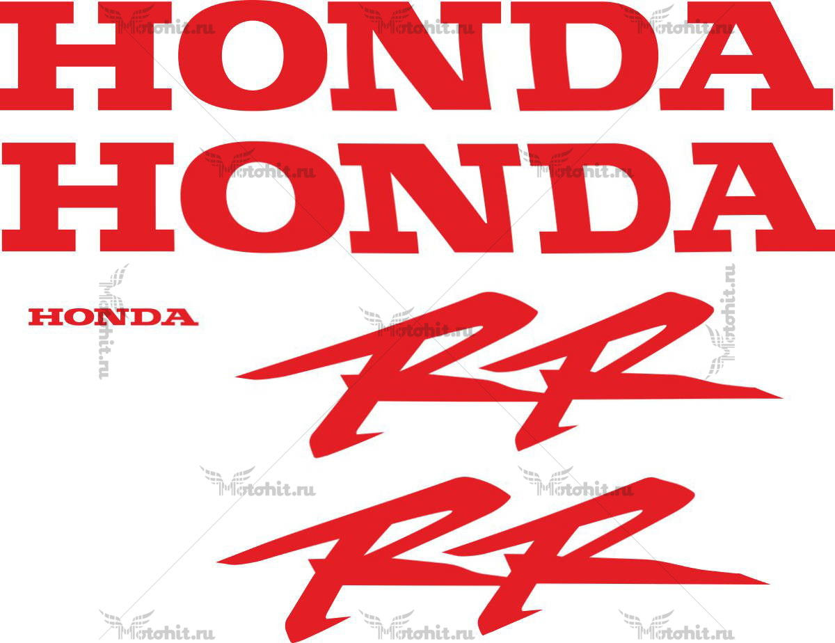 Комплект наклеек Honda CBR-954-RR PROMO