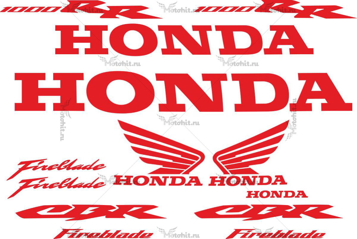 Комплект наклеек Honda CBR-1000 RR