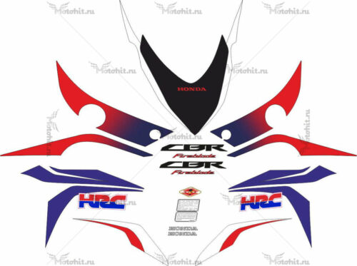 Комплект наклеек Honda CBR-1000-RR 2008-2009