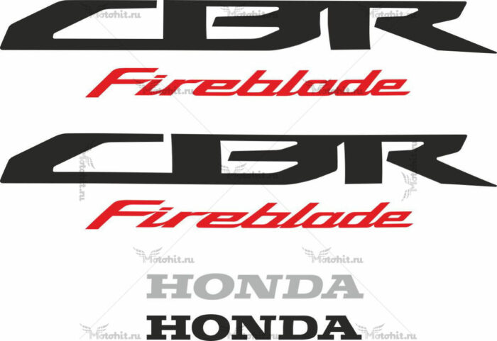 Комплект наклеек Honda CBR-1000-RR 2008-2009 FIREBLADE