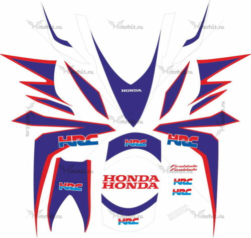 Комплект наклеек Honda CBR-1000-RR 2010 HRC
