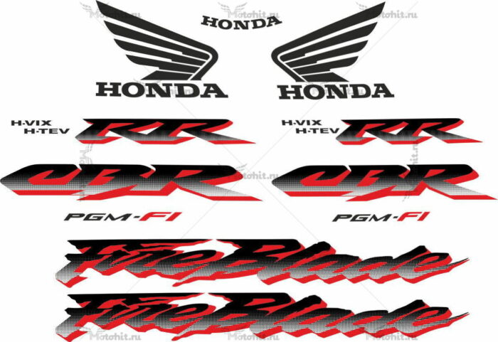 Комплект наклеек Honda CBR-1000-RR FIREBLADE