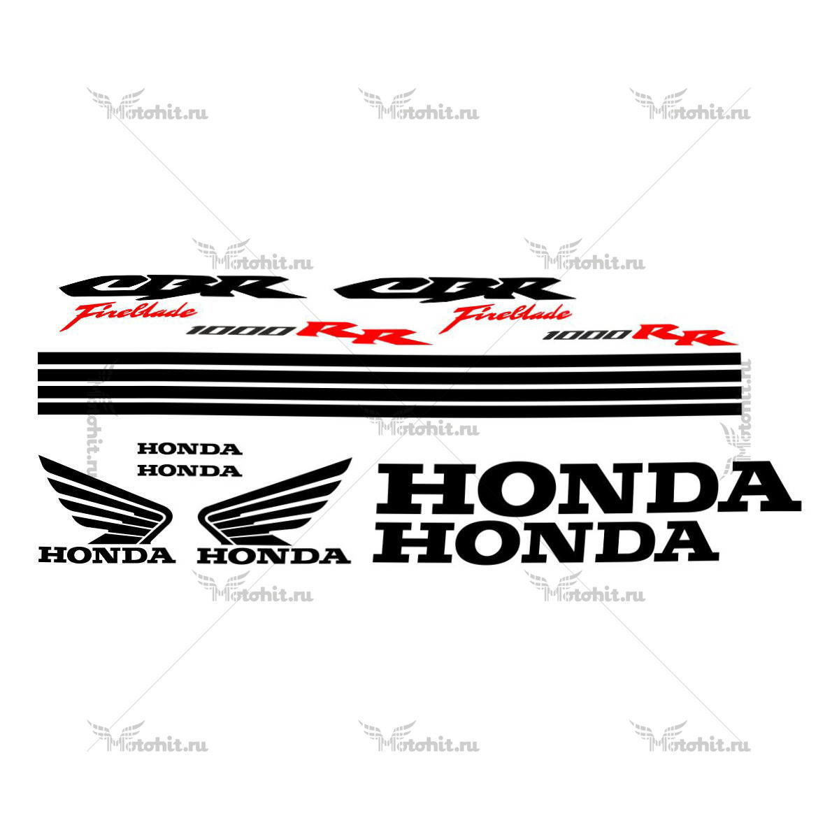 Комплект наклеек Honda CBR-1000-RR KIT