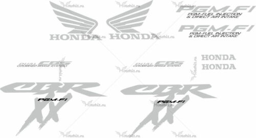 Комплект наклеек Honda CBR-1100-XX 2003 BLACKBIRD