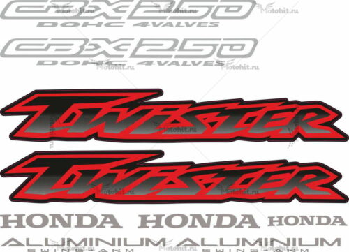 Комплект наклеек Honda CBX-250 2002 TWISTER
