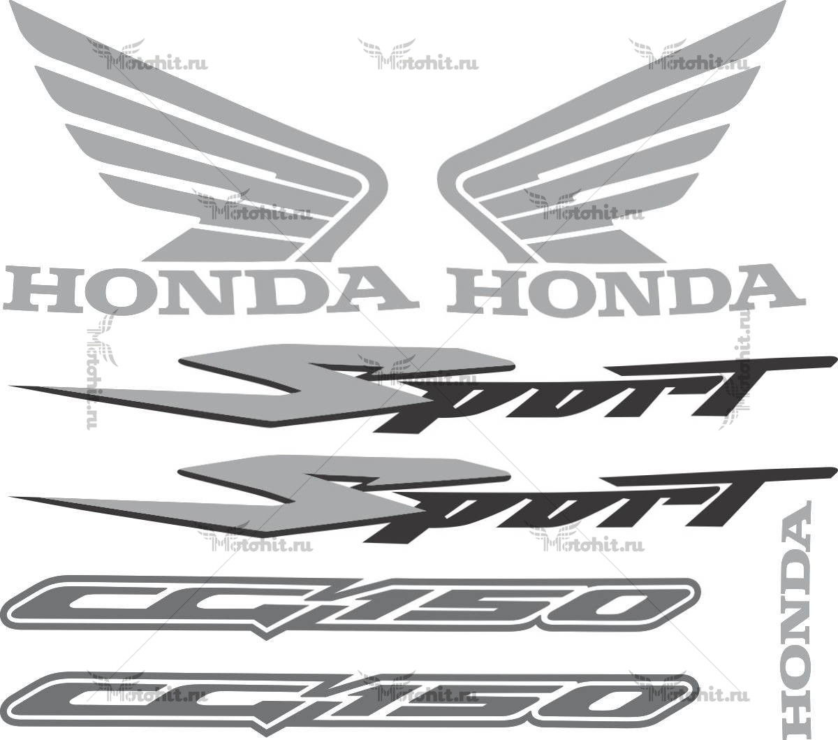 Комплект наклеек Honda CG-150 2006 TITAN-SPORT
